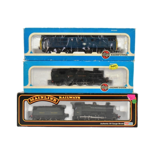 91 - Model Railway - a collection of x3 assorted OO gauge model railway trainset locomotive engines compr... 