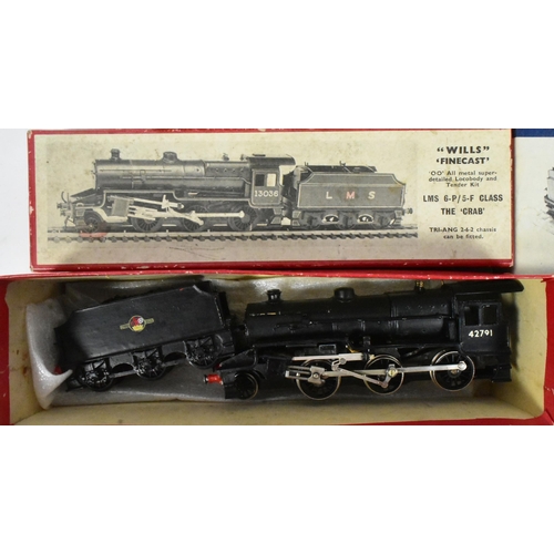 94 - Model Railway - x3 vintage white metal OO gauge model railway locomotive kits comprising Western Pre... 