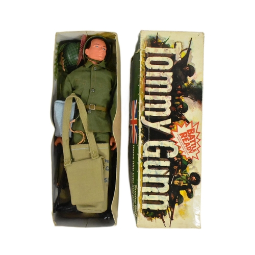 403 - Tommy Gunn - Pedigree - vintage 1960s Pedigree made ' Tommy Gunn ' soldier action figure / doll. App... 