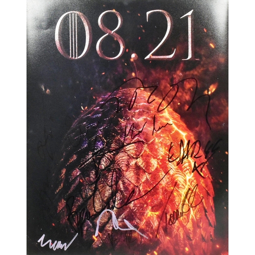 407 - House Of The Dragon (Game Of Thrones) - cast autographed 11x14