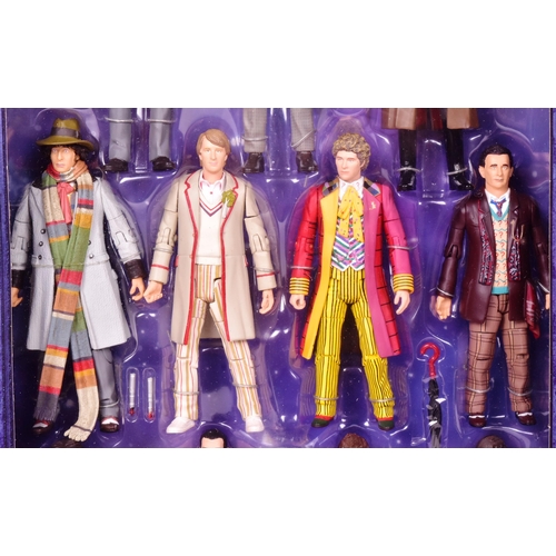 408 - Doctor Who - Character Options - an 'Eleven Doctors Figure Set' boxed action figure set featuring al... 