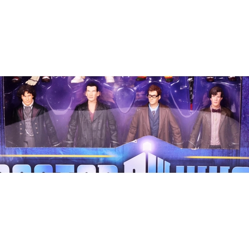 408 - Doctor Who - Character Options - an 'Eleven Doctors Figure Set' boxed action figure set featuring al... 