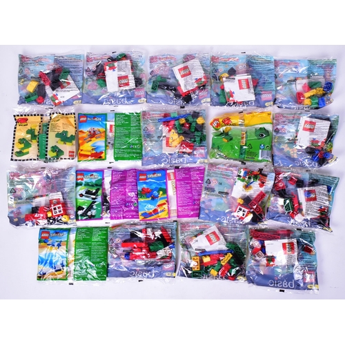 411 - Lego - a collection of vintage 1990s Mcdonalds Happy Meals Lego polybag sets to include Basic, Duplo... 