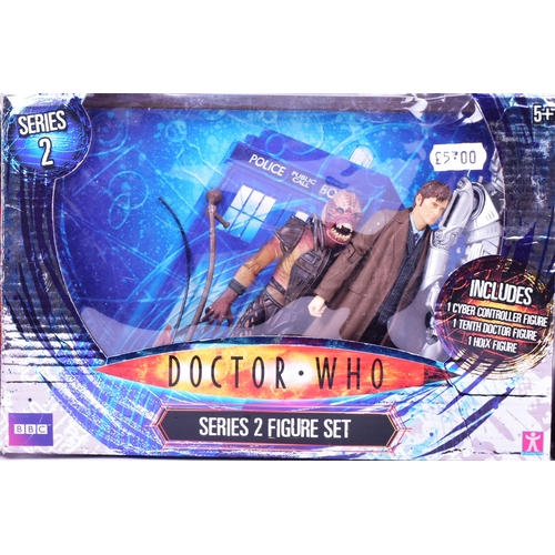 437 - Doctor Who - Character Options - a collection of x3 action figure sets 'Series 1,' 'Series 2,' and '... 