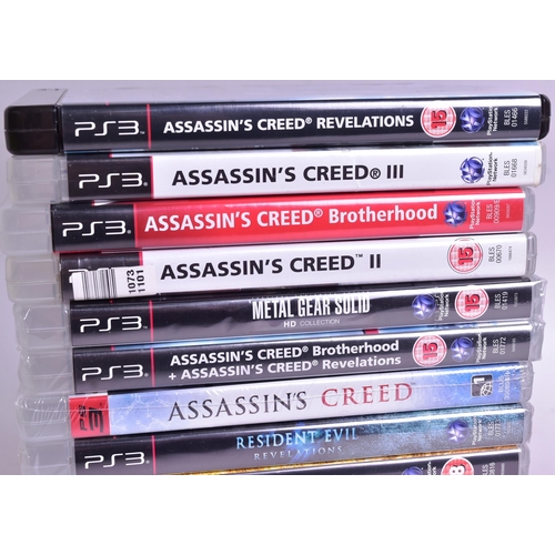 439 - Retro Gaming - a collection of x17 original PS3 Playstation 3 video games comprising Assassin's Cree... 