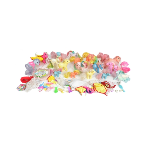 457 - My Little Pony - a collection of vintage First Generation Hasbro made My Little Pony playset action ... 