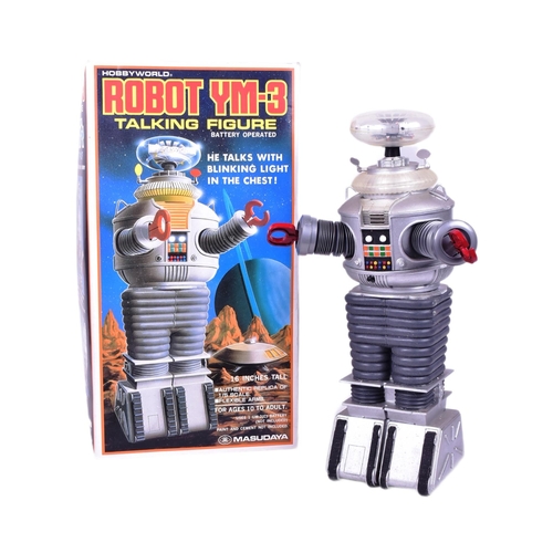 460 - Lost In Space - vintage Masudaya made battery operated plastic ' Robot YM-3 Talking Figure ' Robot b... 