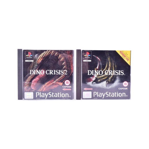 463 - Retro Gaming - x2 original Capcom made Sony PS1 Playstation One video games comprising Dino Crisis a... 