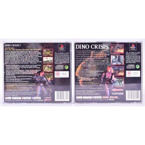 463 - Retro Gaming - x2 original Capcom made Sony PS1 Playstation One video games comprising Dino Crisis a... 