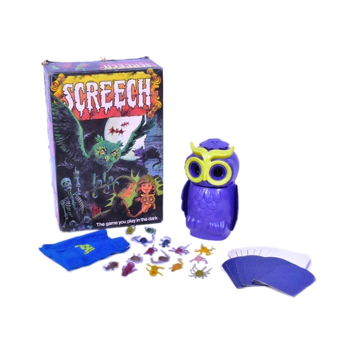 464 - Board Games - a vintage 1970s (1974) Parker made ' Screech ' glow in the dark concentration game. Th... 