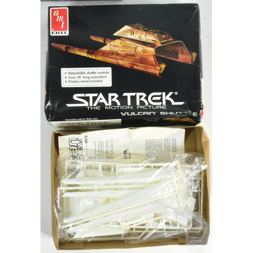 481 - Star Trek - a collection of x4 original AMT ERTL made Star Trek plastic model kits comprising; Speci... 