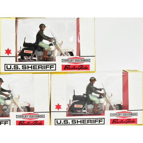 485 - Britains Ltd - an original vintage ex-shop stock / NOS trade pack of No. 9692 US Sheriff Harley Davi... 