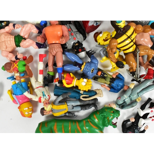 490 - Action Figures - a collection of assorted c1980s and 1990s action figures. Including: The Real Ghost... 