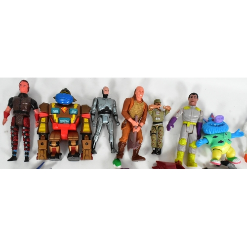 490 - Action Figures - a collection of assorted c1980s and 1990s action figures. Including: The Real Ghost... 