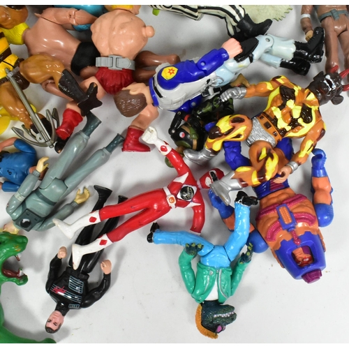 490 - Action Figures - a collection of assorted c1980s and 1990s action figures. Including: The Real Ghost... 