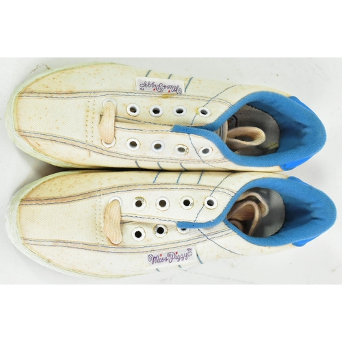 505 - The Muppets - a pair of vintage 1980s Jim Henson's Muppet Shoes by Keds. Light pink the soles having... 