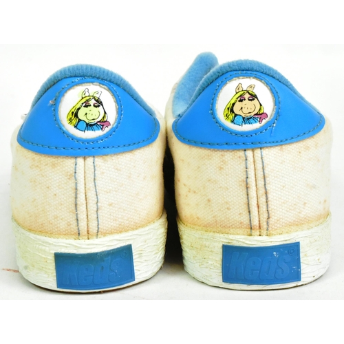 505 - The Muppets - a pair of vintage 1980s Jim Henson's Muppet Shoes by Keds. Light pink the soles having... 