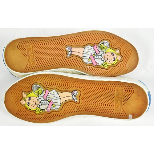 505 - The Muppets - a pair of vintage 1980s Jim Henson's Muppet Shoes by Keds. Light pink the soles having... 