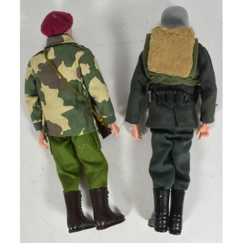 507 - Action Man - x2 vintage 1960s Palitoy made Action Man figures comprising German Stormtrooper and a B... 