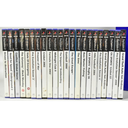 514 - Retro Gaming - a collection of x20 original Sony PS2 Playstation 2 video games along with an EMPTY c... 