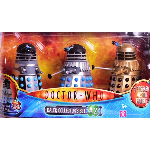 515 - Doctor Who - Dalek Collector's Set #2 - x2 2004 Character Options made boxed action figure sets, eac... 