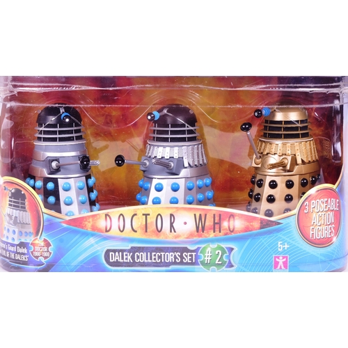 515 - Doctor Who - Dalek Collector's Set #2 - x2 2004 Character Options made boxed action figure sets, eac... 