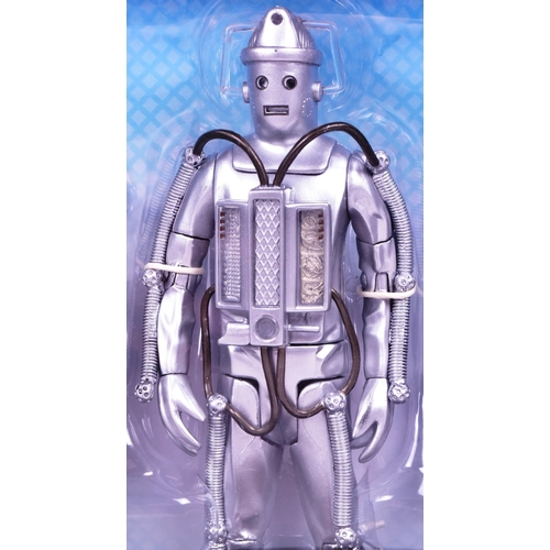 517 - Doctor Who - Character Options - ' Age Of Steel Cyberman Figure Set ' autographed action figure pres... 