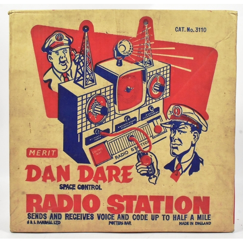 522 - Retro Toys - a vintage Merit made Dan Dare Space Control Radio Station. The set contains plastic rad... 