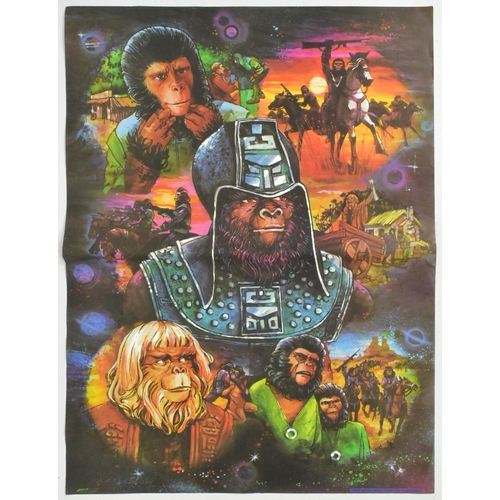 534 - Planet Of The Apes - a vintage 1970s (1975) Jaycraft Planet of the Apes advertising poster / wrappin... 