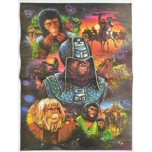 534 - Planet Of The Apes - a vintage 1970s (1975) Jaycraft Planet of the Apes advertising poster / wrappin... 