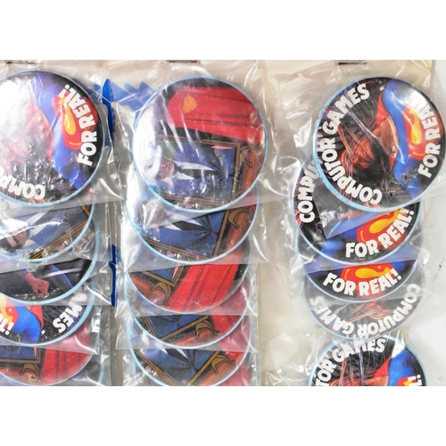 570 - Superman III (1983) - an original vintage 1980s NOS / ex-shop-stock counter top display card featuri... 