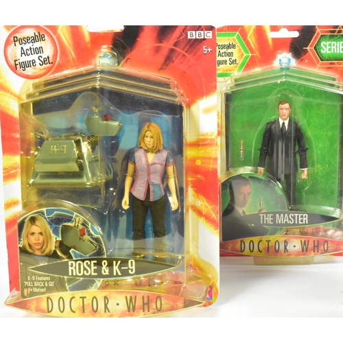 577 - Doctor Who - Character Options - a collection of x8 carded Dr Who action figures by Character. Inclu... 