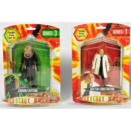 577 - Doctor Who - Character Options - a collection of x8 carded Dr Who action figures by Character. Inclu... 