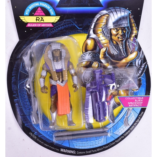 598 - Stargate - Hasbro - x4 vintage 1994 Hasbro Toys made Stargate MOC carded action figures: Daniel, Anu... 