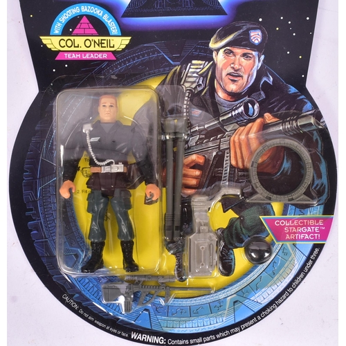 598 - Stargate - Hasbro - x4 vintage 1994 Hasbro Toys made Stargate MOC carded action figures: Daniel, Anu... 