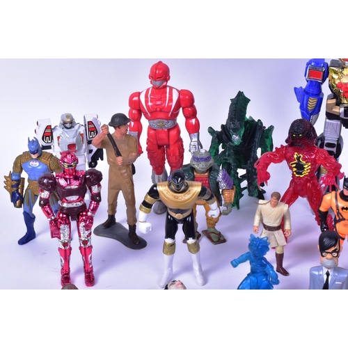 599 - Action Figures - a collection of vintage 1970s - 1990s playset action figures to include MEGO, Kenne... 