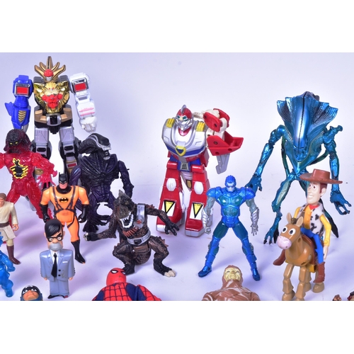 599 - Action Figures - a collection of vintage 1970s - 1990s playset action figures to include MEGO, Kenne... 