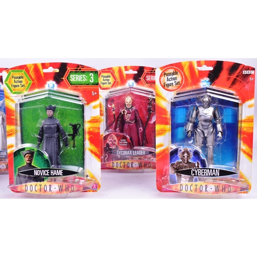 601 - Doctor Who - Character Options - a collection of x8 carded Dr Who action figures by Character. Inclu... 