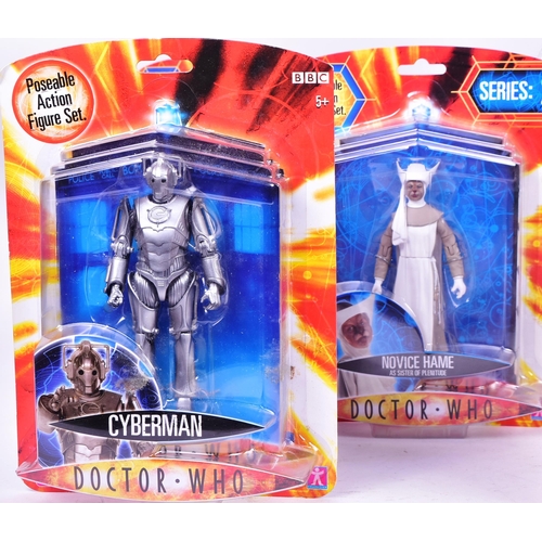 601 - Doctor Who - Character Options - a collection of x8 carded Dr Who action figures by Character. Inclu... 