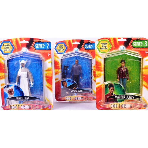 609 - Doctor Who - Character Options - a collection of x8 carded Dr Who action figures by Character. Inclu... 