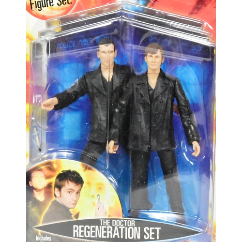 611 - Doctor Who - Character Options - a collection of x3 Character made Ninth & Tenth Doctor action figur... 