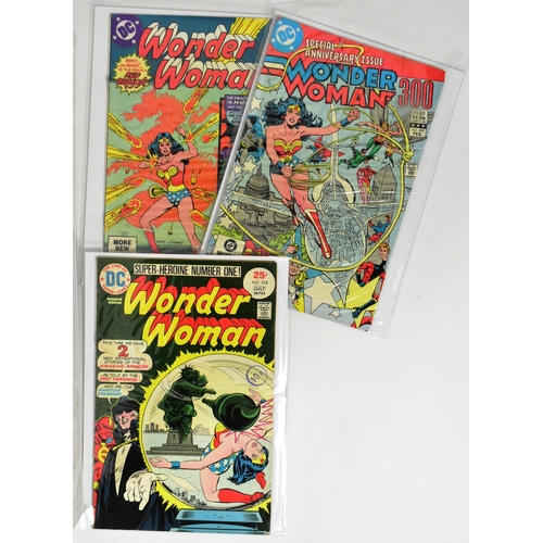 614 - Comic Books - a collection of vintage DC comics from the 1970s-1980s including Wonder Woman, Captain... 