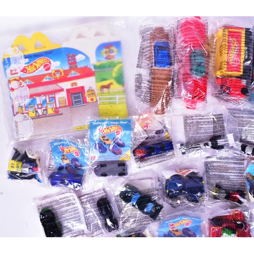 623 - McDonalds Happy Meals - a collection of vintage 1990s McDonalds Happy Meal Mattel Hot Wheels toys. A... 