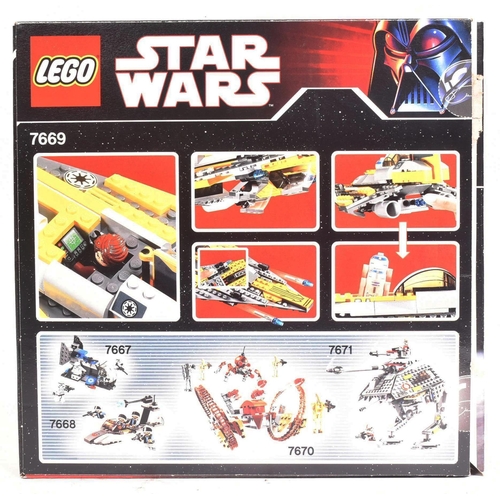 626 - Lego - an original Lego Star Wars set No. 7669 Anakin's Jedi Starfighter. The set rebagged, with all... 