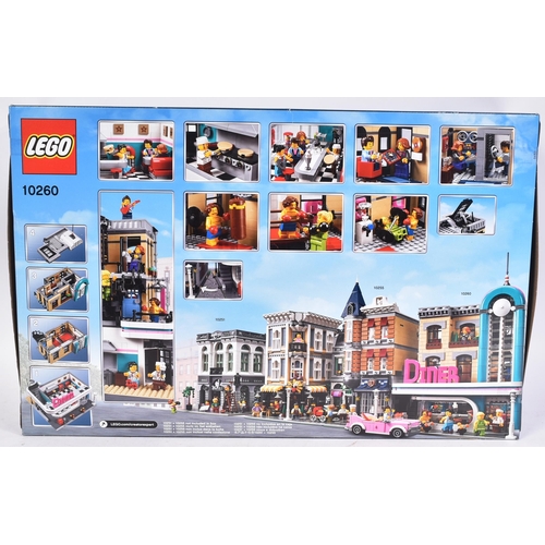 627 - Lego -  a factory sealed Lego Creator set No. 10260 Downtown Diner modular set. The set containing x... 