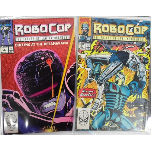 642 - Marvel Comics - Robocop The Future Of Law Enforcement - small run of early issues: #1, #2, #3, #4, #... 