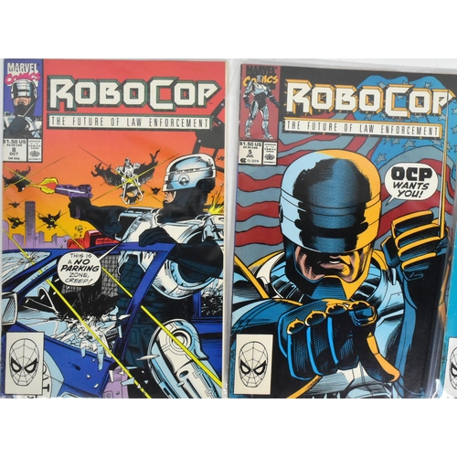 642 - Marvel Comics - Robocop The Future Of Law Enforcement - small run of early issues: #1, #2, #3, #4, #... 