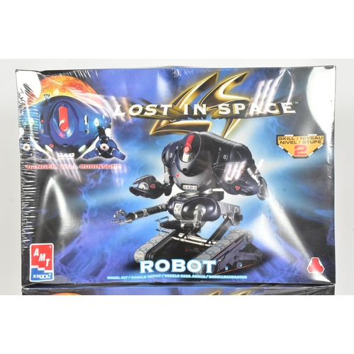 644 - Lost In Space - x2 factory sealed AMT Ertl made Lost In Space model kits comprising Jupiter 2 and Ro... 