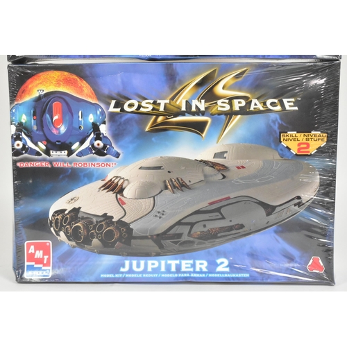 644 - Lost In Space - x2 factory sealed AMT Ertl made Lost In Space model kits comprising Jupiter 2 and Ro... 