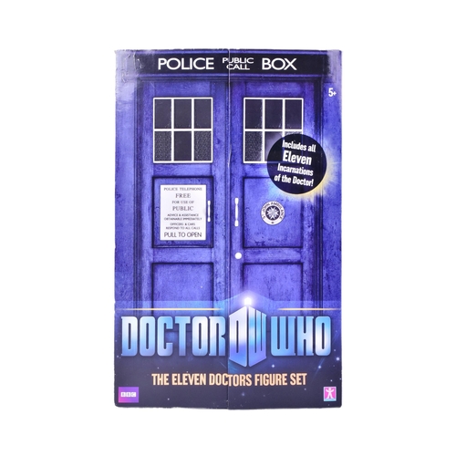 647 - Doctor Who - Character Options - an 'Eleven Doctors Figure Set' boxed action figure set featuring al... 